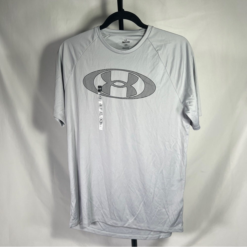 Under Armour Mens Velocity 2.0 Loose T Shirt - Color Gray - Size Small - 1373437